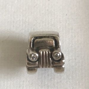 Authentic Pandora retired car charm with CZ
